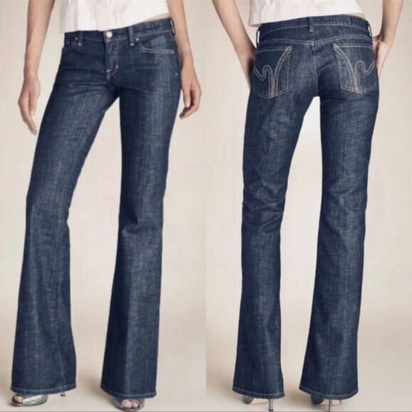 Citizens Of Humanity Ric Rac 108 Stretch Low Waist Bootcut Jeans Denim - Picture 1 of 14